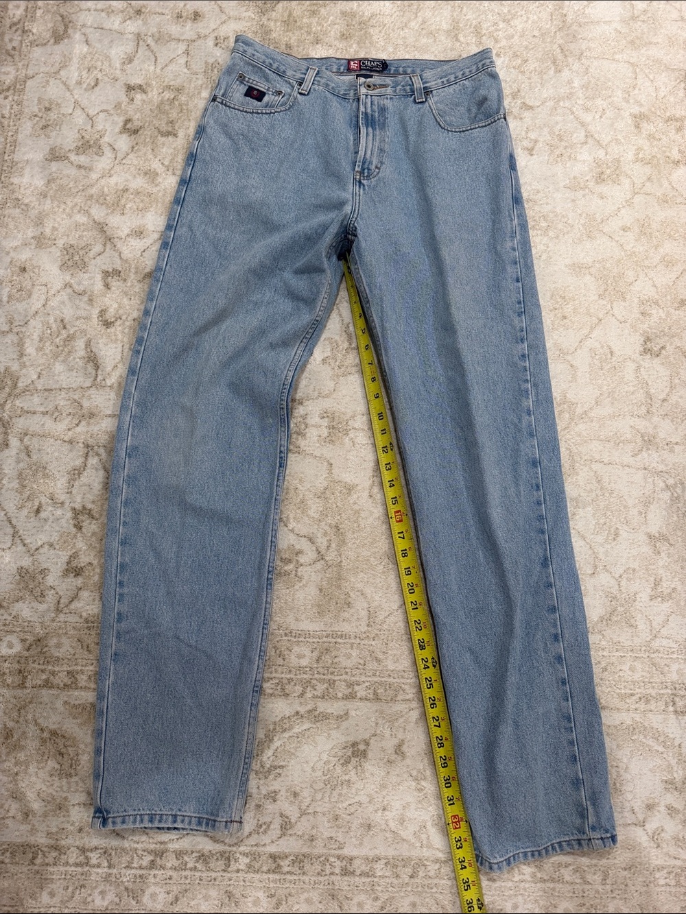 NWT!! Men’s Y2K Chaps Light Blue Straight Leg Jeans